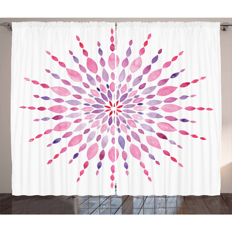 Tribal Folklore Boho Curtain