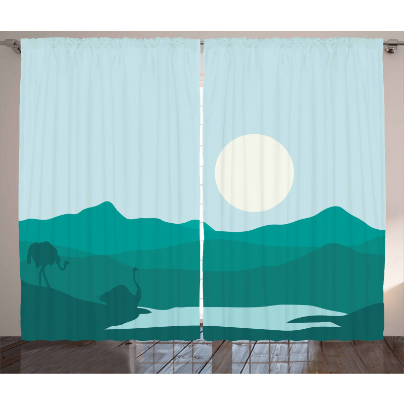 Animal in the Lake Curtain