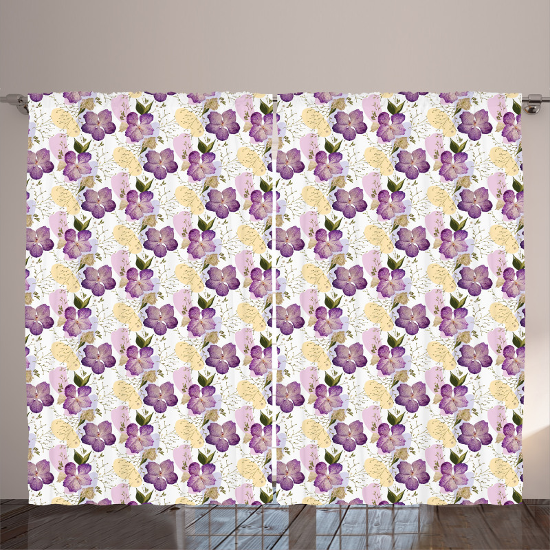 Tropical Blossom Feminine Curtain