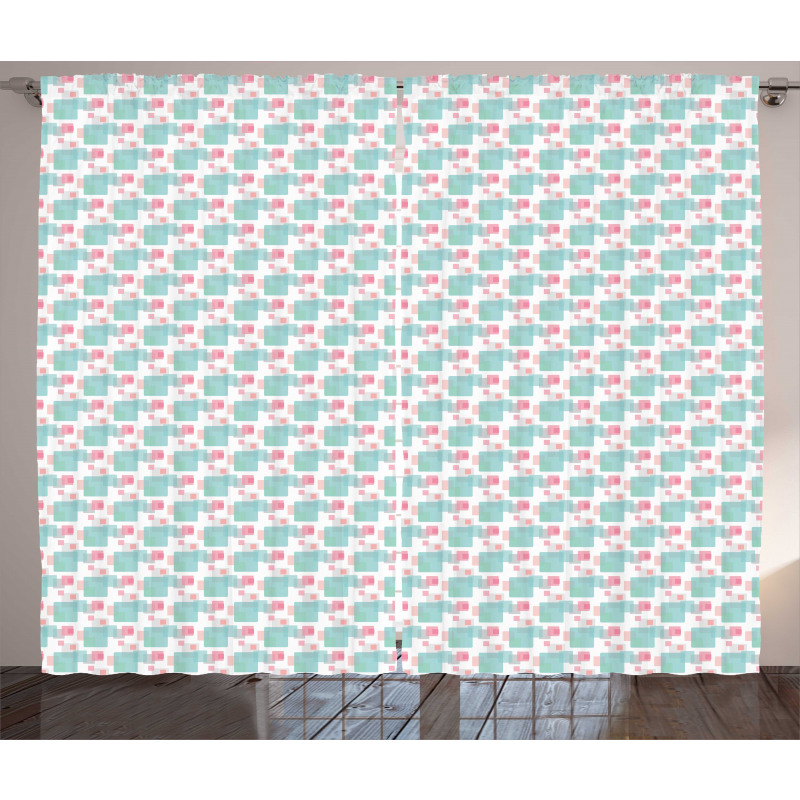 Modern Rectangles Curtain