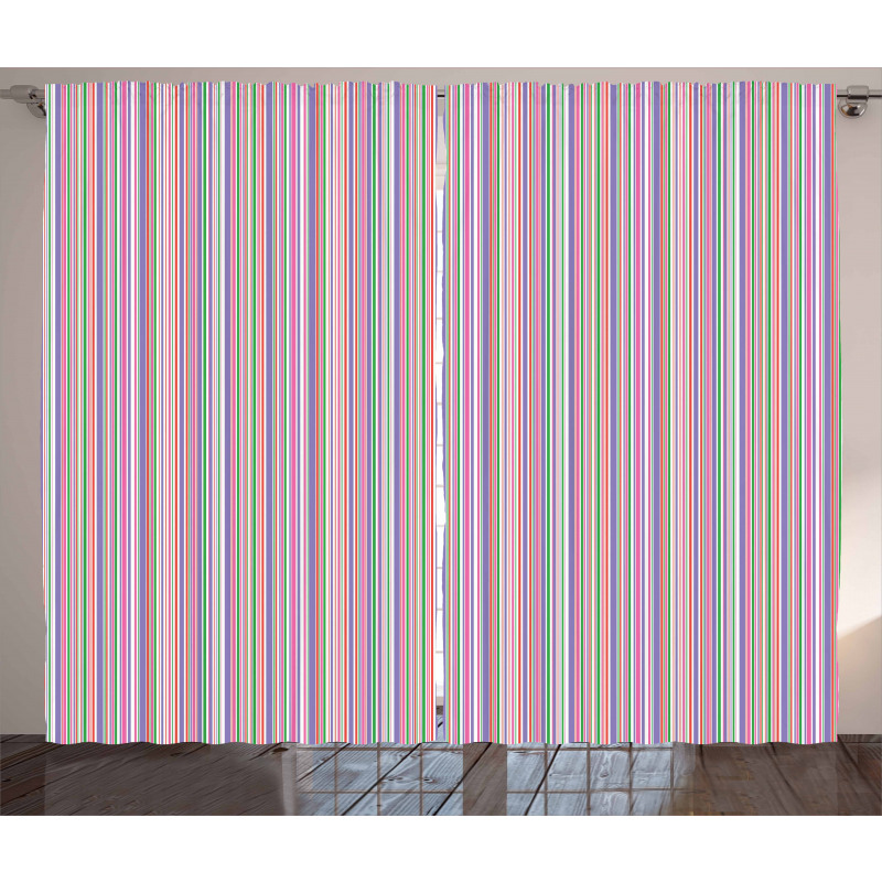 Abstract Vibrant Design Curtain