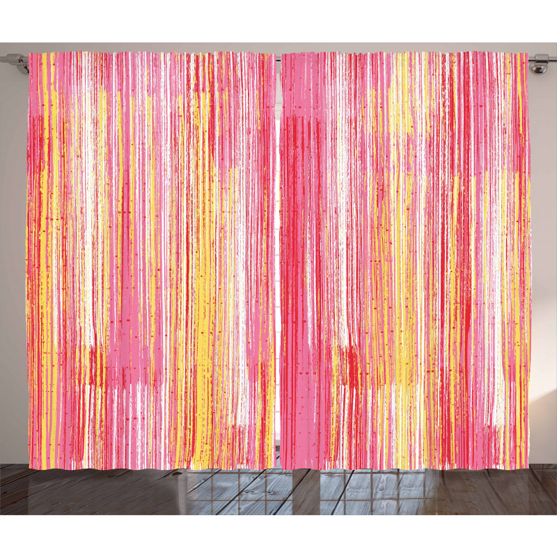 Flame Colors Curtain