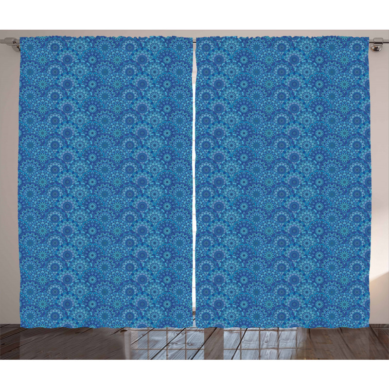 Curvy Hippie Scales Curtain