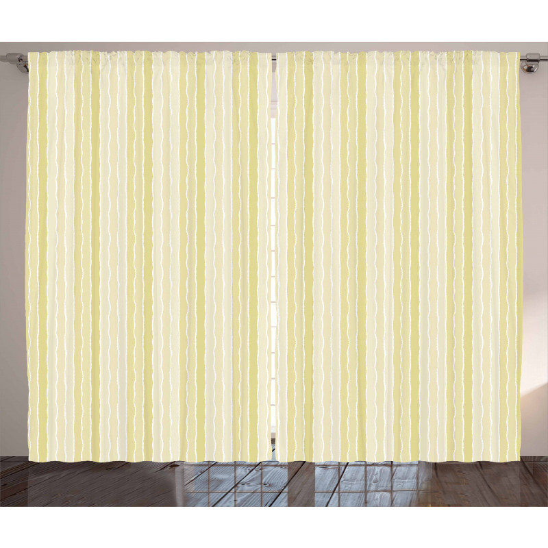 Torn Paper Effect Lines Curtain