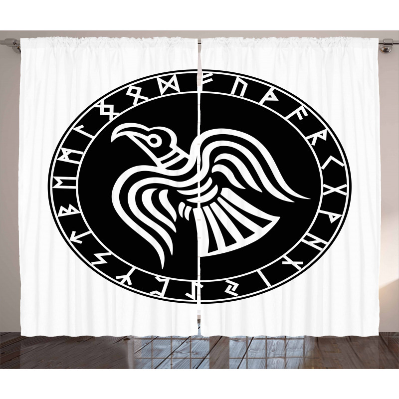 Illustration of Odins Ravens Curtain