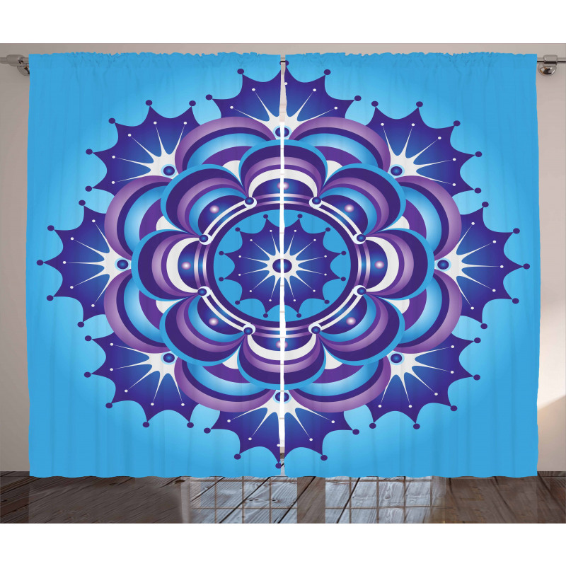 Middle Eastern Motif Petals Curtain