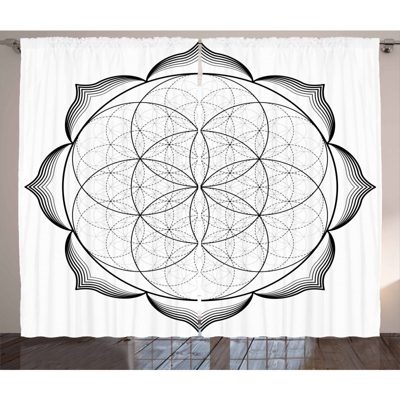 Flower of Life Middle East Curtain