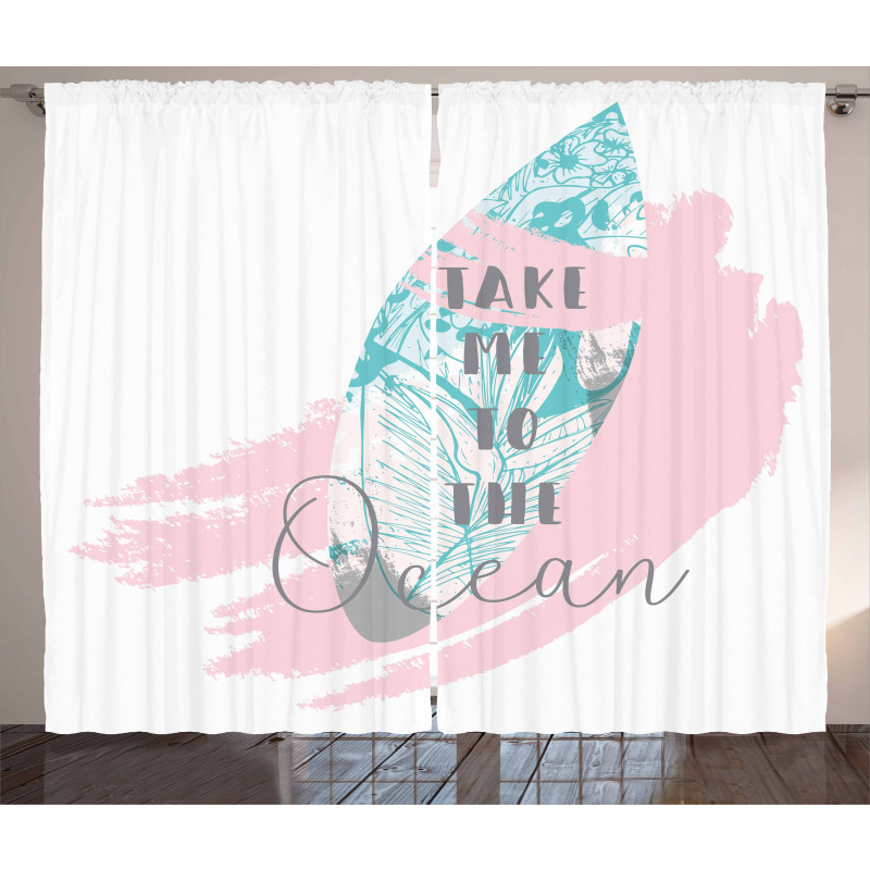 Take Me to the Ocean Curtain