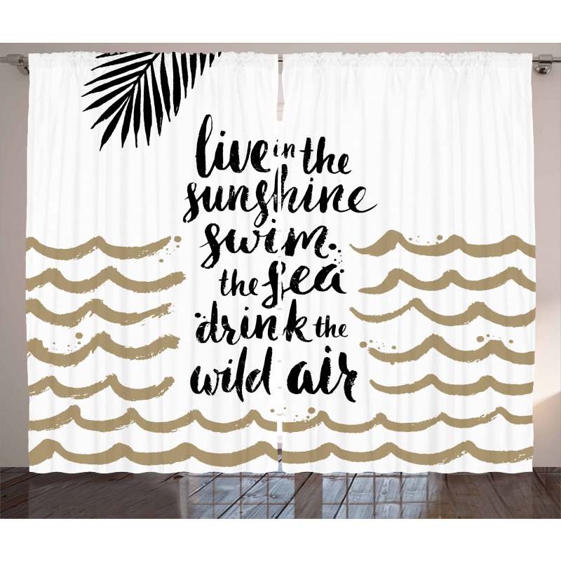 Live in the Sunshine Curtain