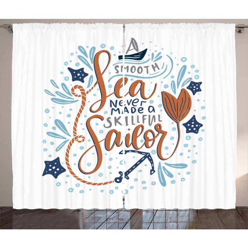 Skillful Sailor Phrase Curtain