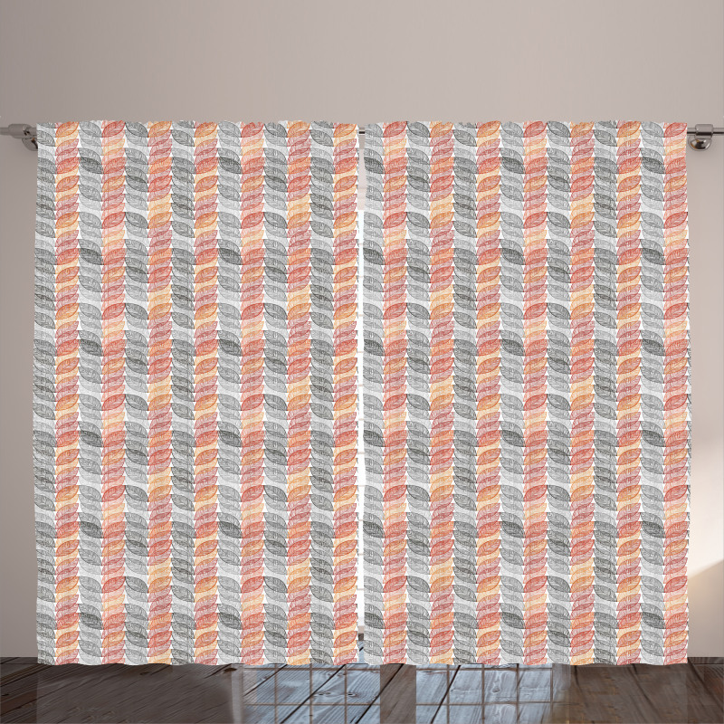 Abstract Nature Elements Curtain