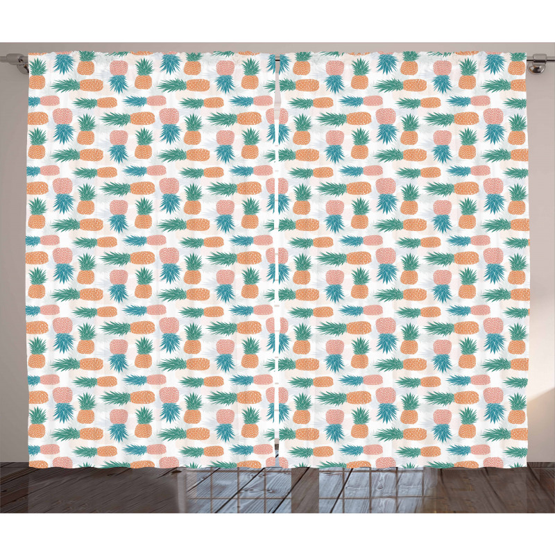 Tropical Fruit Pattern Curtain