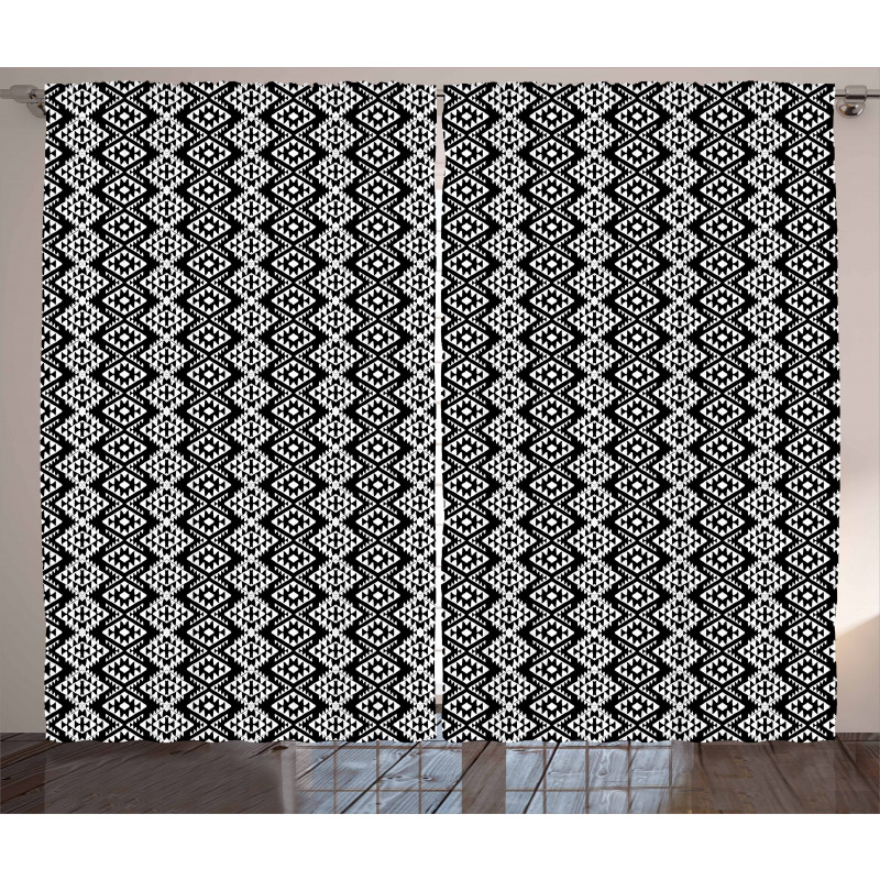 Aztec Motif Curtain