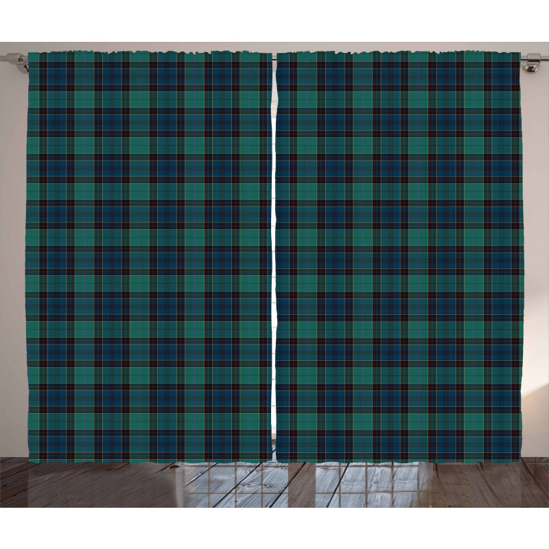 Scottish Folklore Pattern Curtain