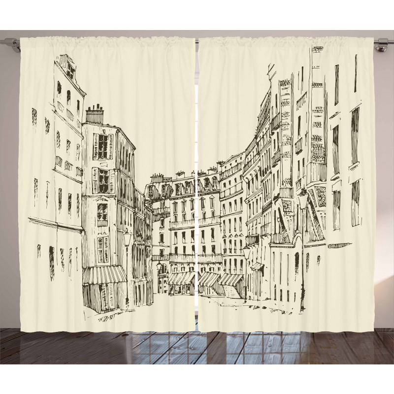 Buildings of France Europe Curtain