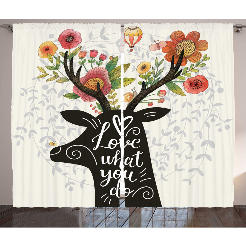Love What You Do Curtain