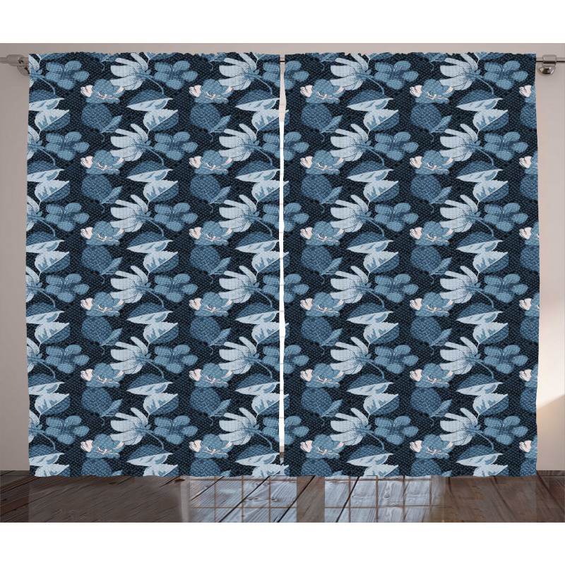 Blossom Petals Spring Season Curtain