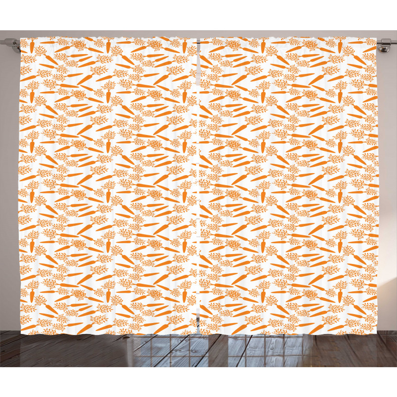 Monochrome Style Arrangement Curtain