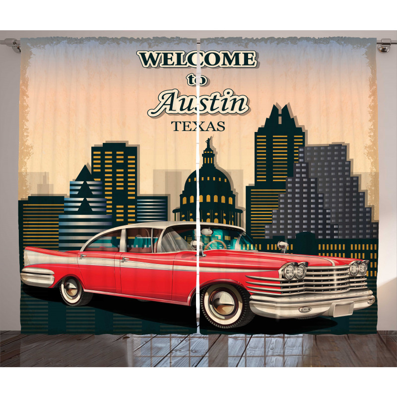 Welcome to Texas Greeting Curtain