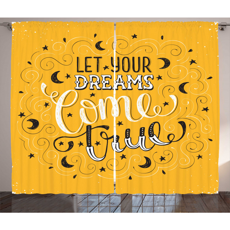 Let Your Dreams Come True Curtain