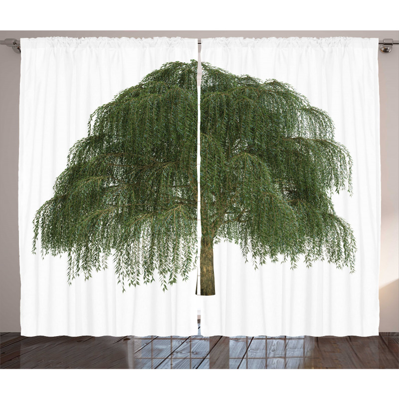 Joyous Botanical Leaves Curtain