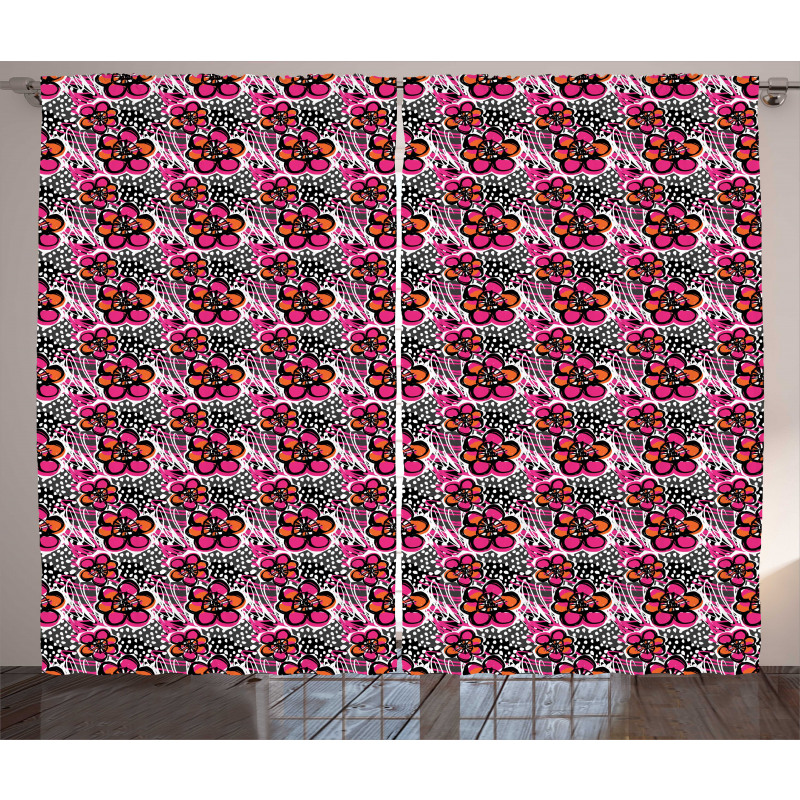 Flower Blossom Curtain