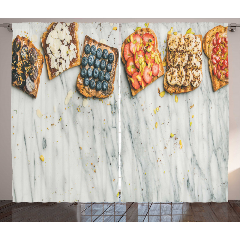 Whole Grain Toasts Curtain