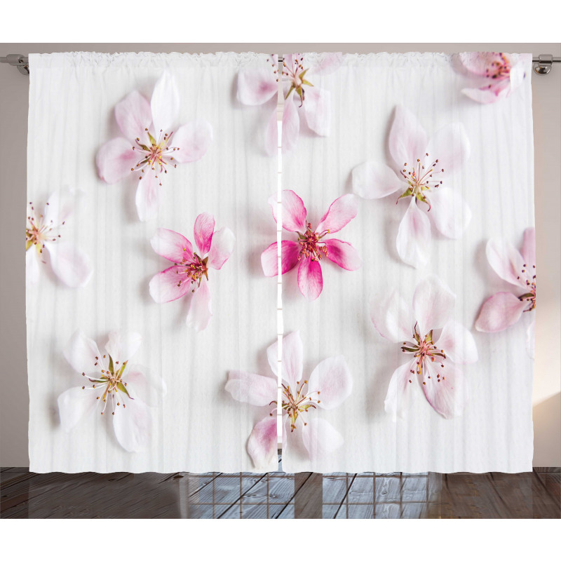 Sakura Petals Love Curtain