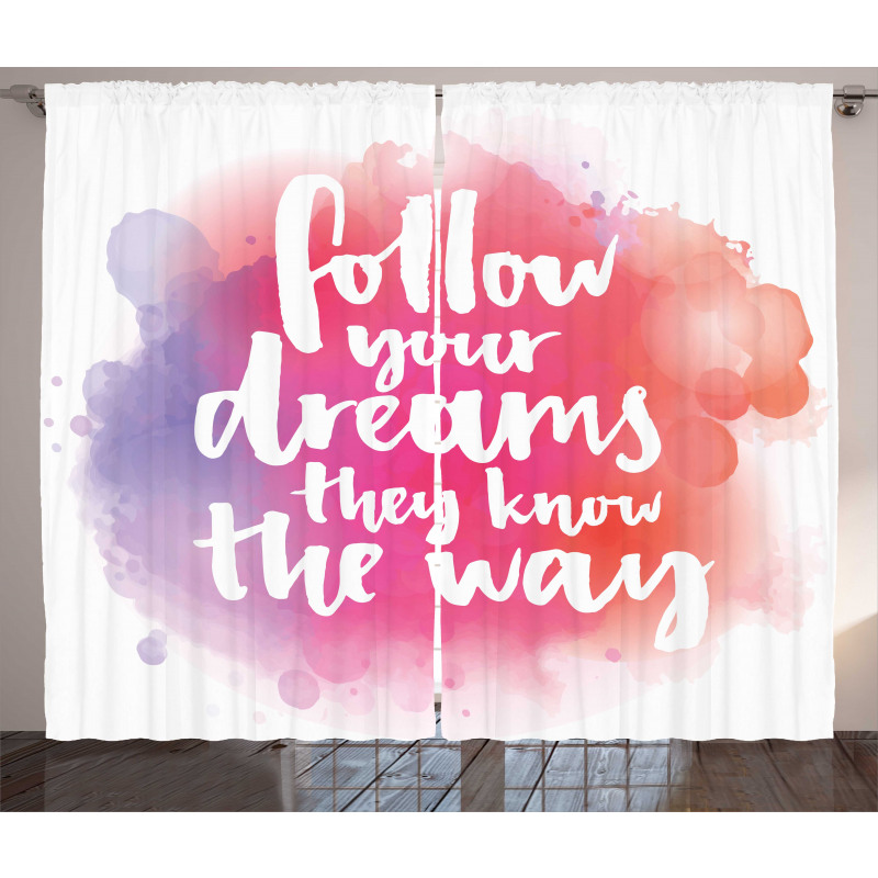 Dreams Know the Way Words Curtain