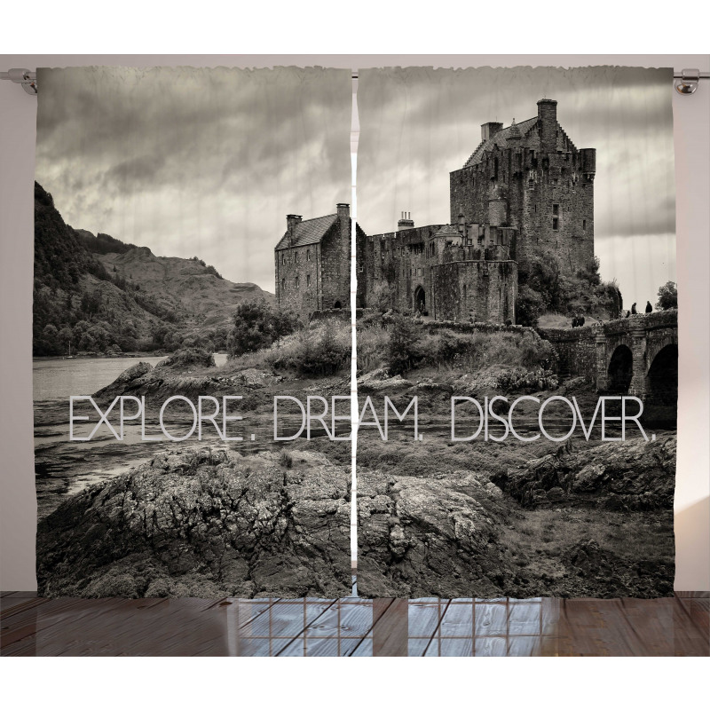 Eilean Donan Castle Scotland Curtain