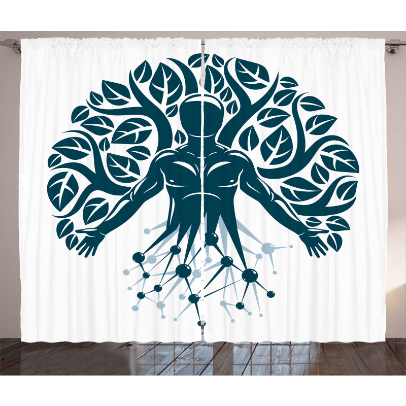 Human Nature Science Eco Curtain