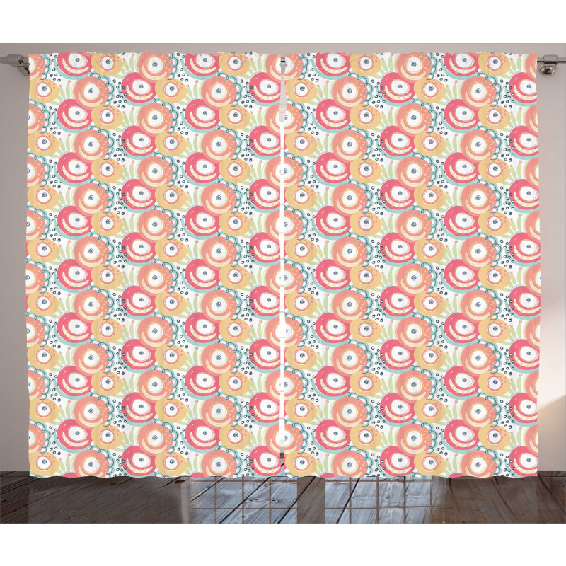 Dreamy Tangled Print Curtain