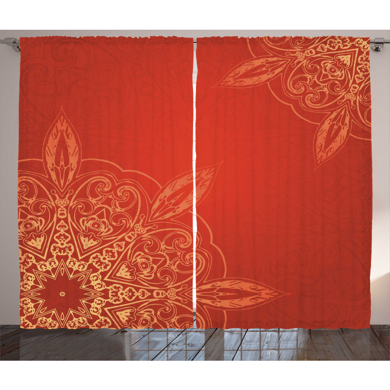 Radiant Romantic Design Curtain