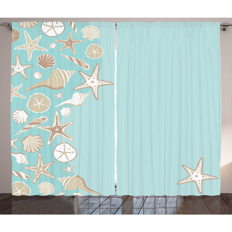 Beach Party and Thin Lines Curtain