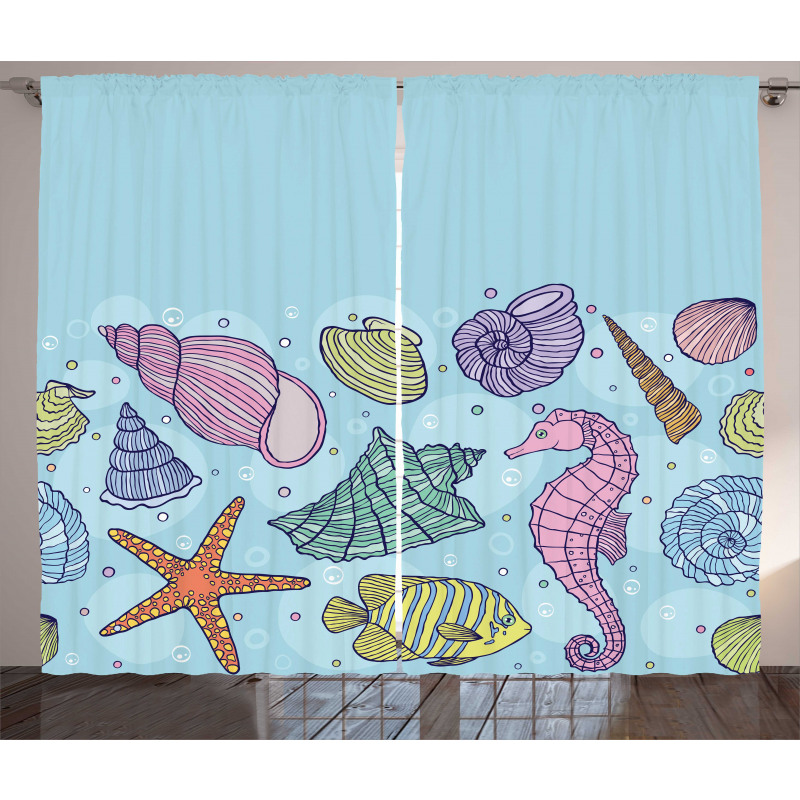 Underwater World Nursery Curtain