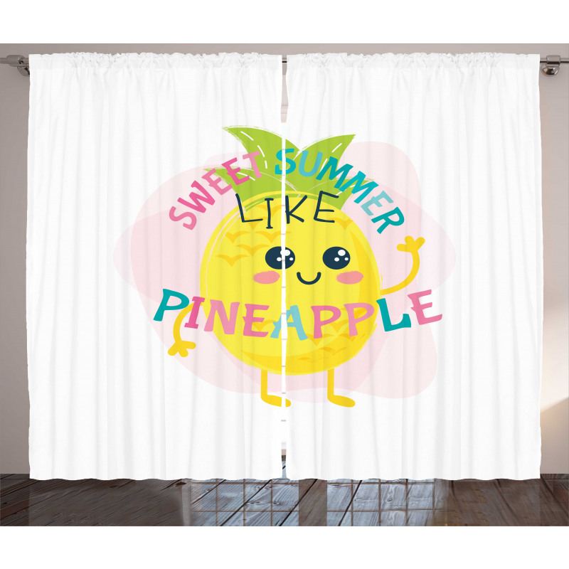 Summer with Eyes Curtain