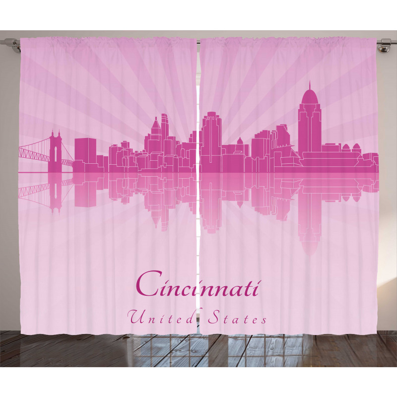 Sun Rays Travel Tourism Curtain