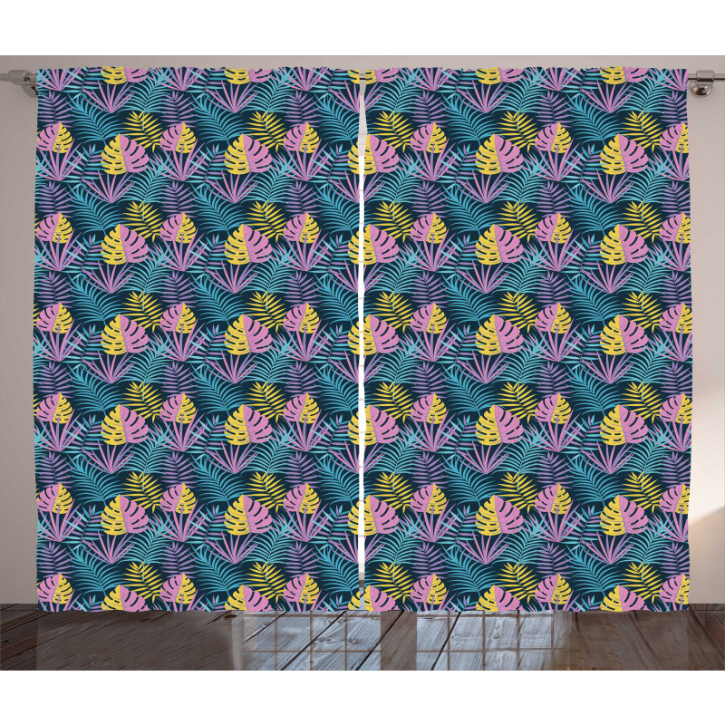 Colorful and Exotic Leaf Curtain