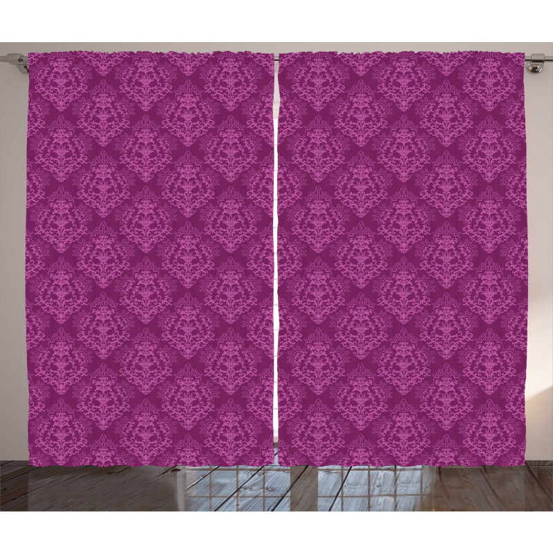 Victorian Damask Classical Curtain