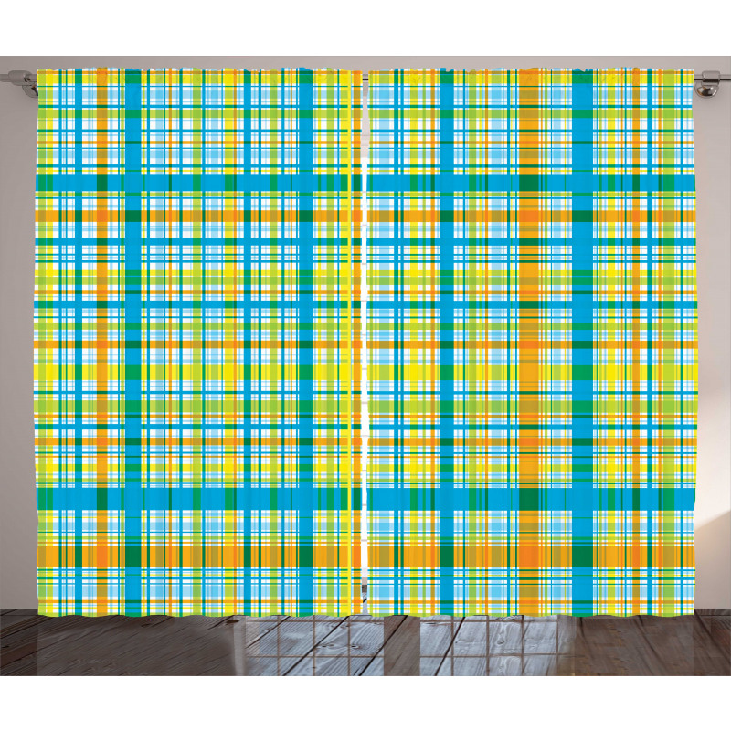 Traditional Scottish Layout Curtain