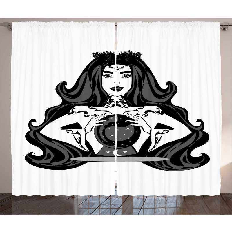 Fortune Teller Woman Magic Curtain