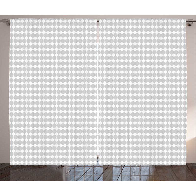 Rhombus Mosaic Tile Curtain