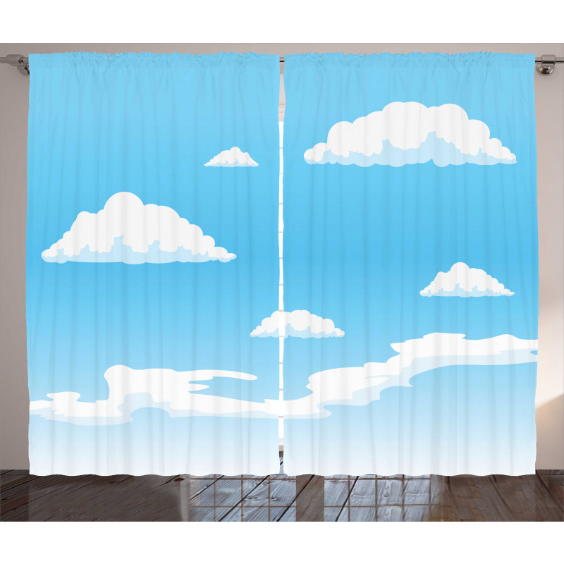 Summer Season Weather Pattern Curtain