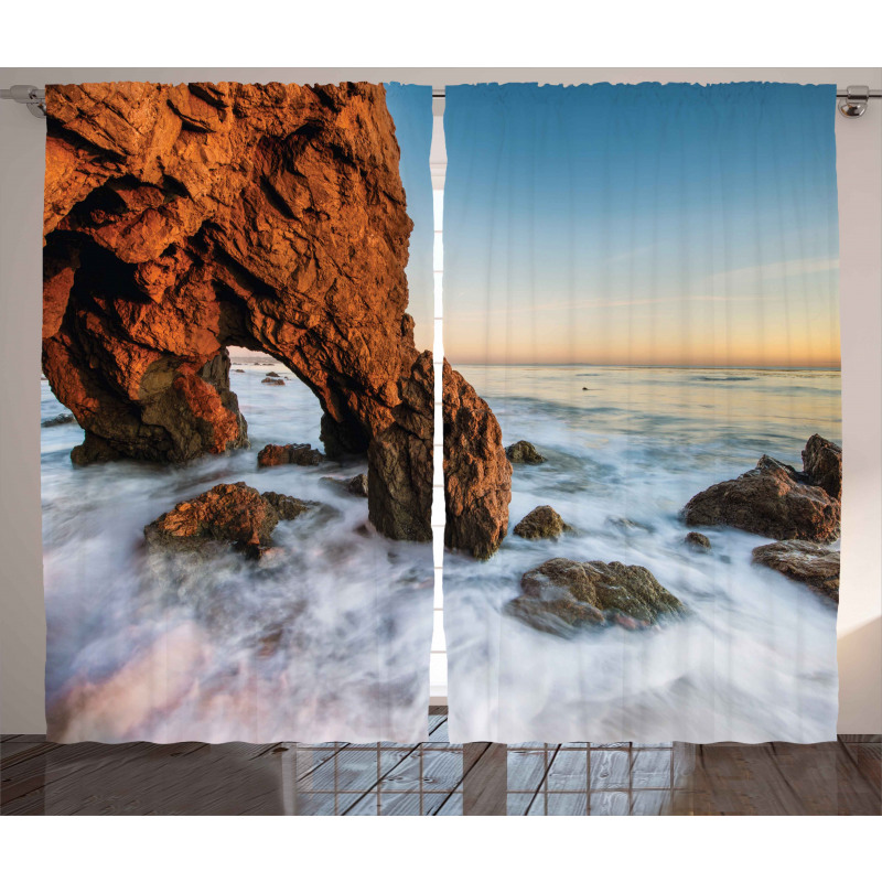 Majestic Sea Cliff Ocean Curtain
