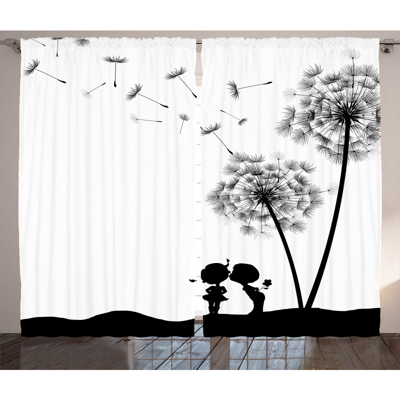 Boy and Girl Curtain