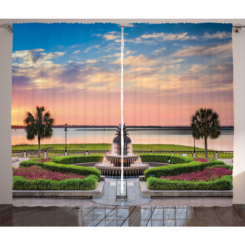 Ocean Scenery America Curtain