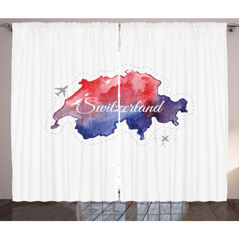 Travel Around the World Curtain