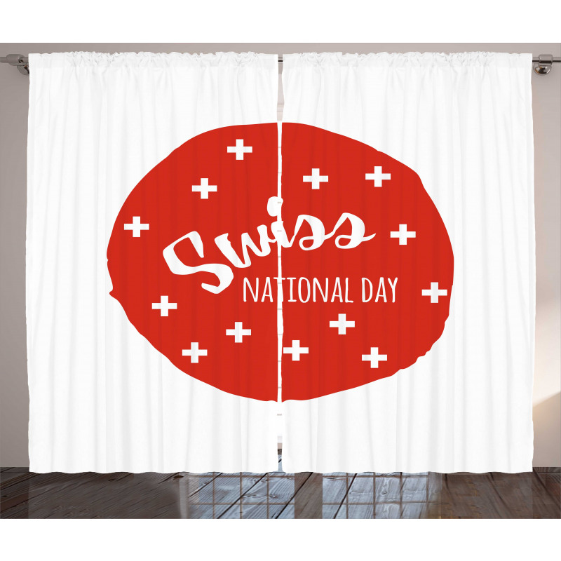 National Day Monochrome Curtain