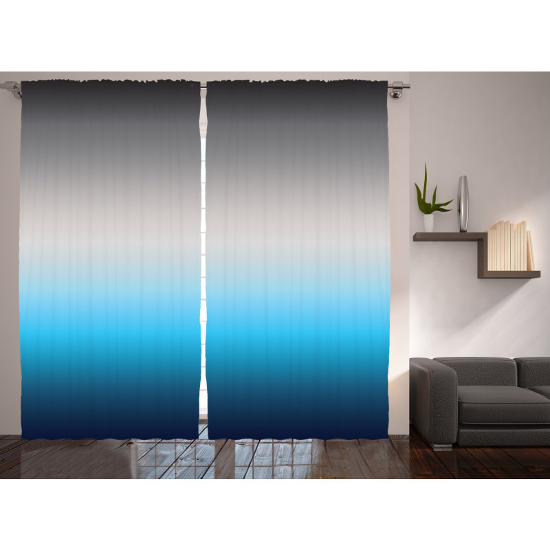 Abstract Color Change Pattern Curtain