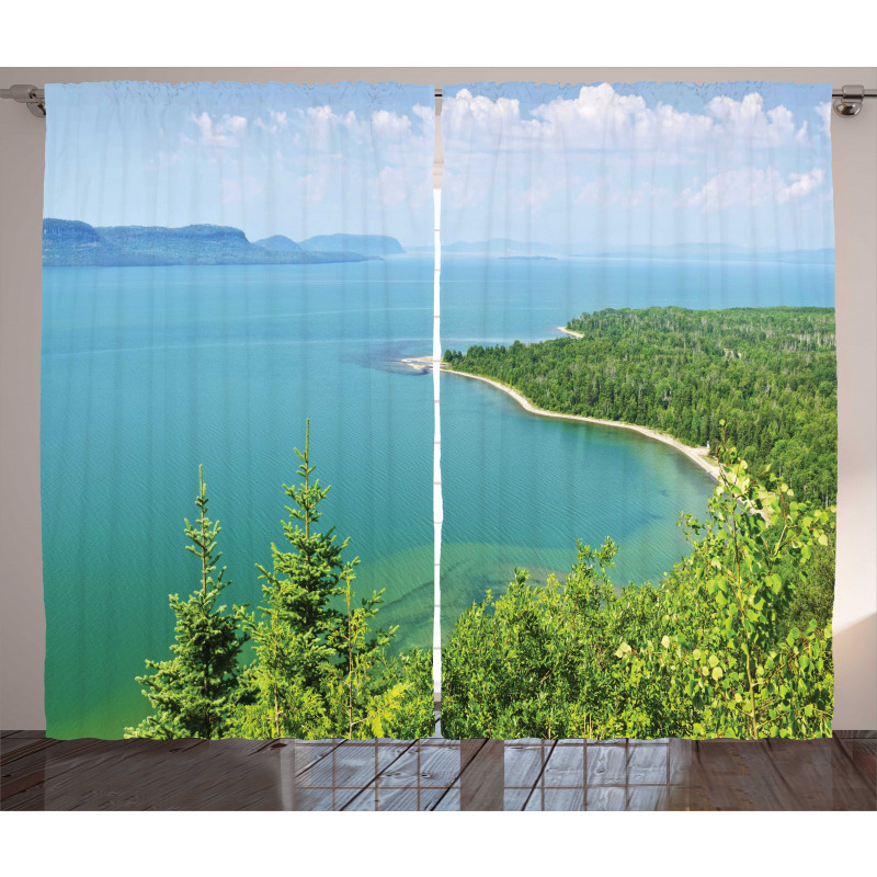 Lake Superior Panoramic Curtain